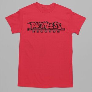 Ruthless Records 90s Rap Shirt Classic Hip Hop Shirt. Red. Multiple Sizes.